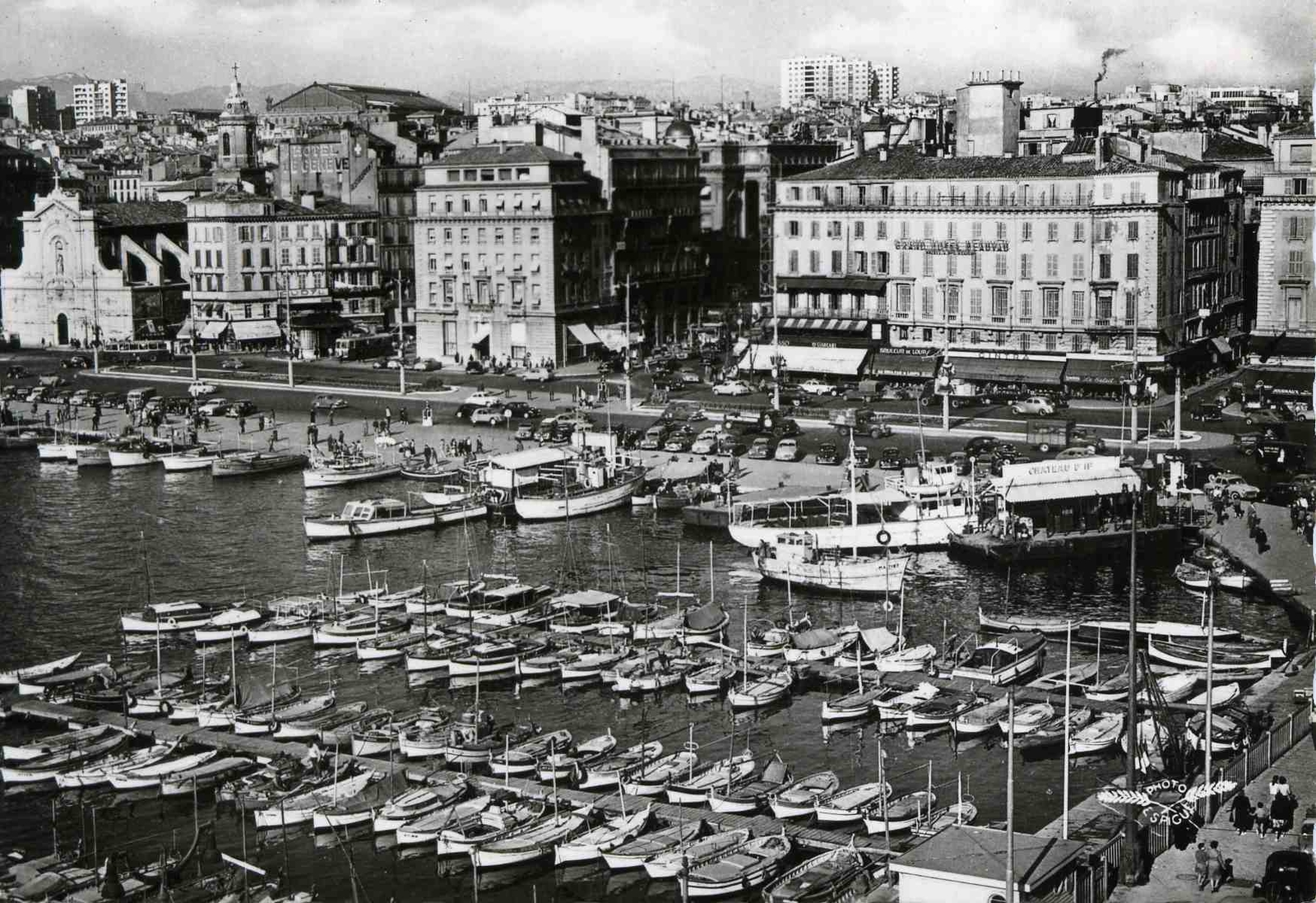 Marseille, vue historique du Vieux-Port
