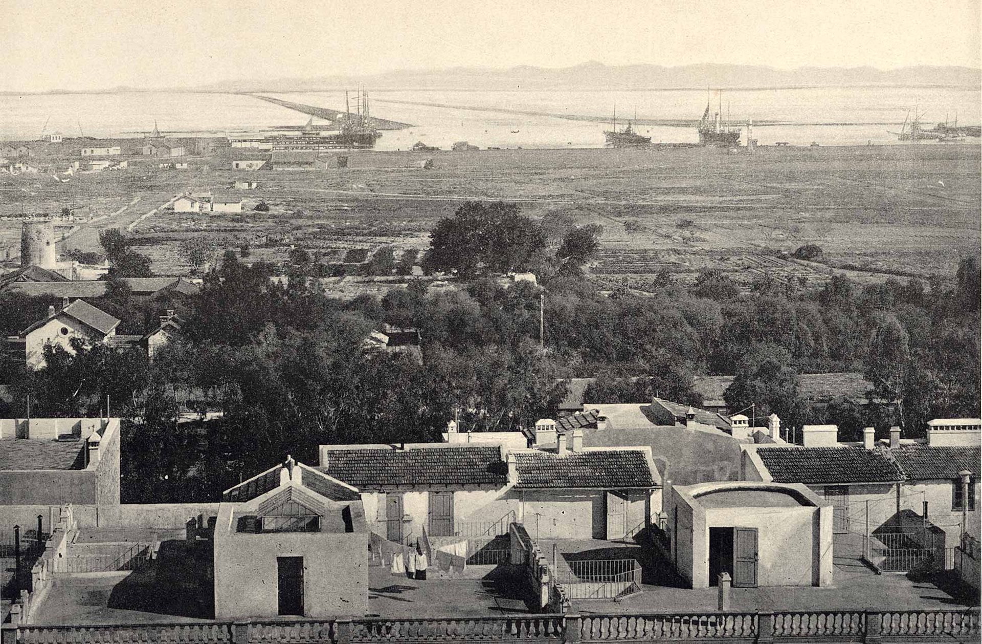 Vue du Port de Tunis (image d’époque, 1890)