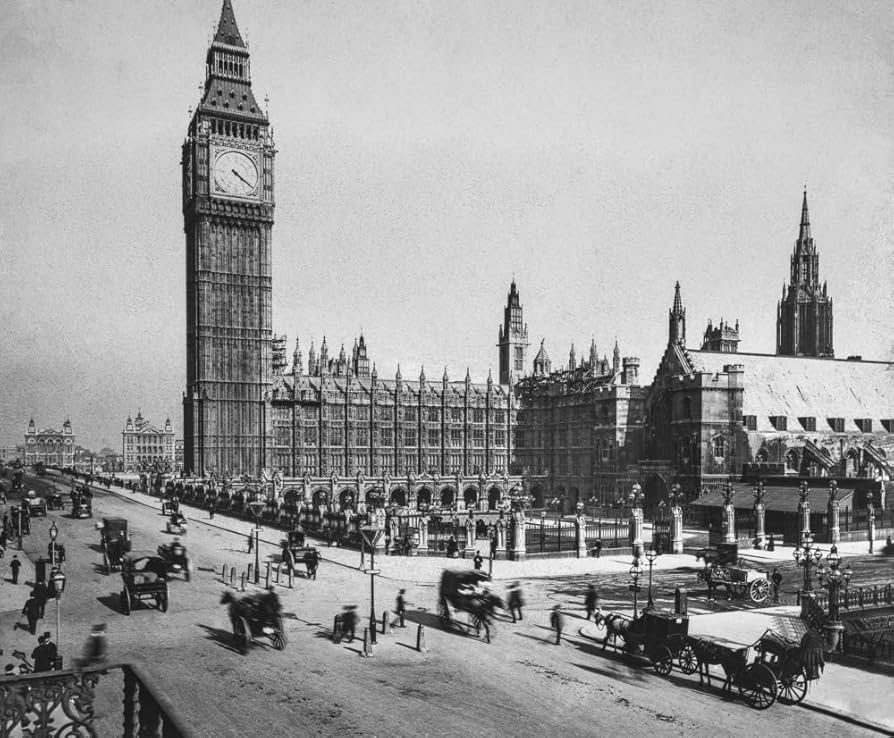 Londres vue historique du début du XXᵉ siècle
