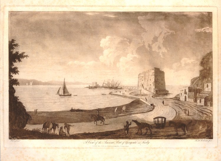 Le port de Girgenti, devenu Porto Empedocle